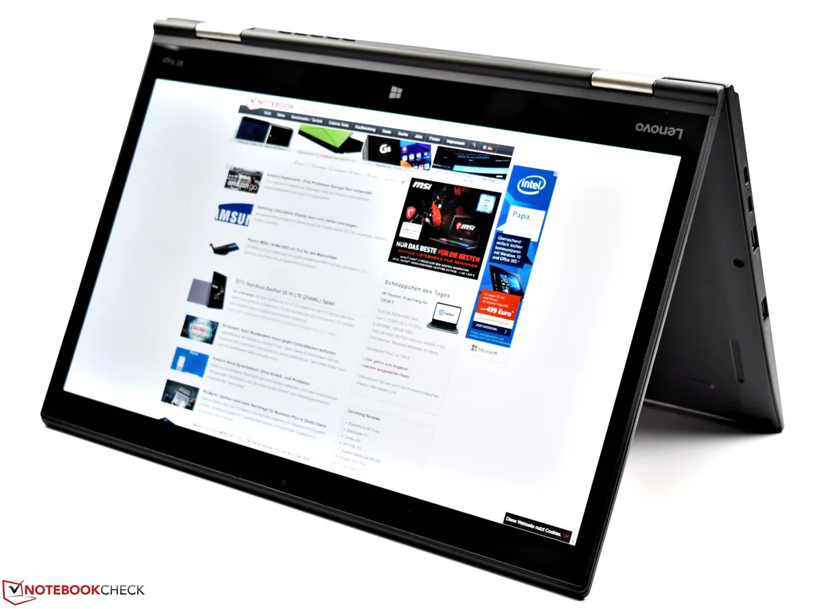 Laptop Lenovo ThinkPad X1 Yoga 2017, Core i5-7300U — ThinkPad X1 Yoga — zawias i matryca dotykowa, specyfika naprawy