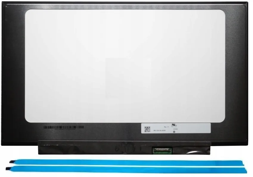 napis Security na ekranie z kursorem myszy — laptop działa, ale ekran pozostaje całkowicie czarny